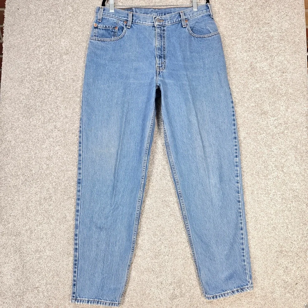 Levis 560 Jeans Mens 36x32 Loose Fit Tapered Y2K Distressed heel drag
